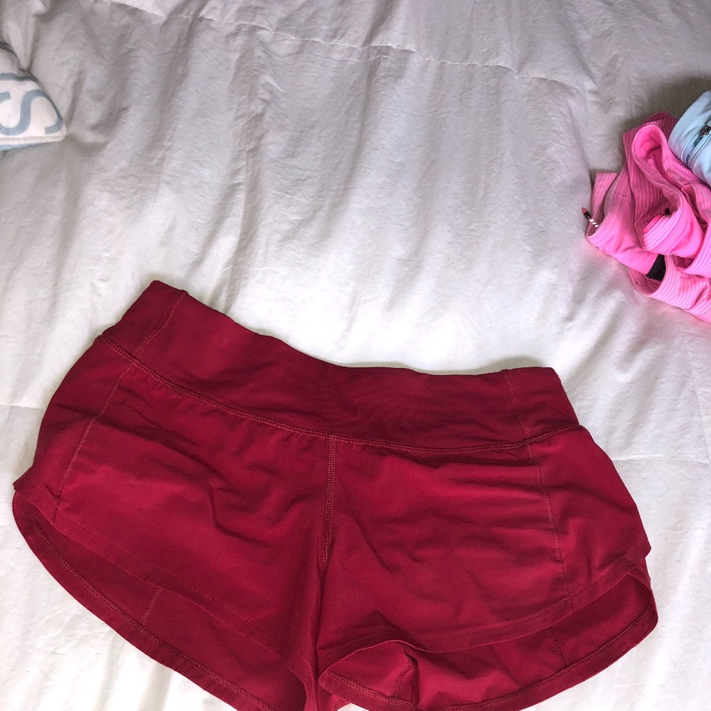 Lululemon speed shorts